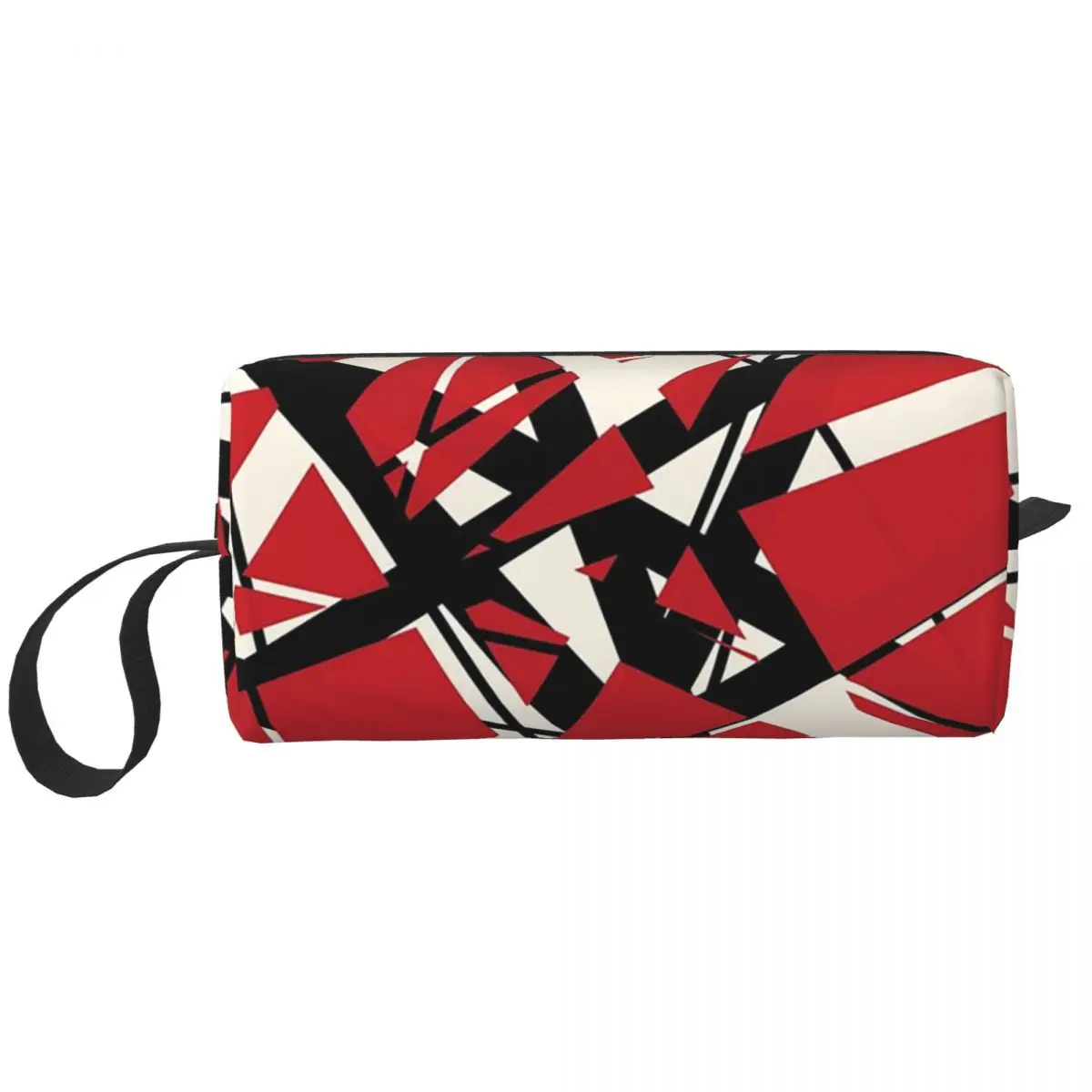EVH Authentic Stripes Design (rot) Federmäppchen für Kinder, Stiftbox, Bleistiftbeutel, Schreibwaren, Organizer-Tasche für Damen