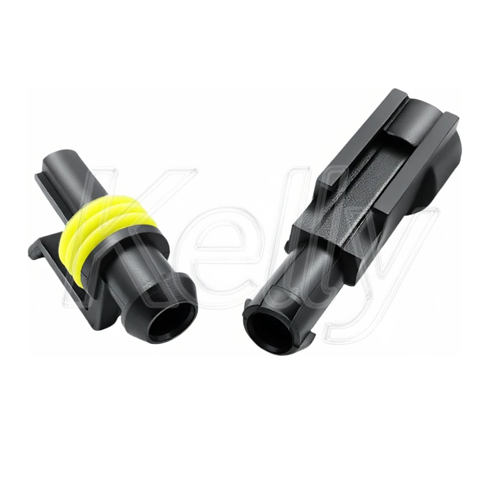 1P AC Assembly Automotive Low Voltage Waterproof Connector Car Electric Cable Male Female Socket 282103-1 282079-1