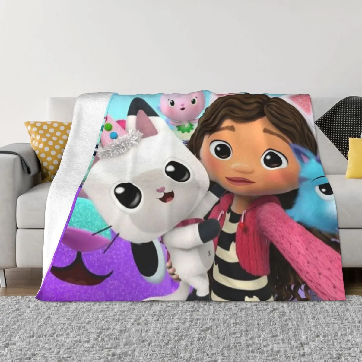 

Gabbys Dollhouse 000681 warm pet blankets Quilt For Bed Winter Blankets Blankets And Throws Throw Blanket