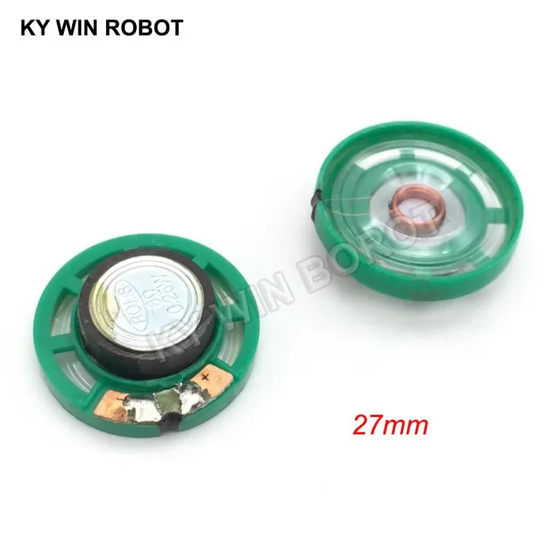 5pcs/lot New Ultra-thin speaker Doorbell horn Toy-car horn 8 ohms 0.25 watt 0.25W 8R speaker Diameter 27MM 2.7CM thickness 7MM