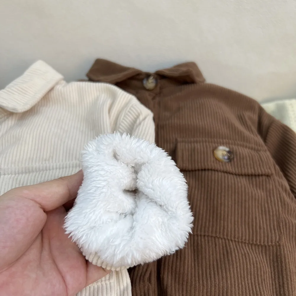 الوليد سروال قصير السروال القصير 2025 الخريف الشتاء جديد الكورية المألوف بلون الدافئة ارتداءها الرضع بنين بنات ملابس كاجوال