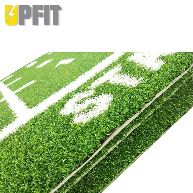 عشب صناعي وظيفي عالي الجودة لتدريبات اللياقة البدنية في صالة الألعاب الرياضية رائجة البيع مع أرقام علامة العشب