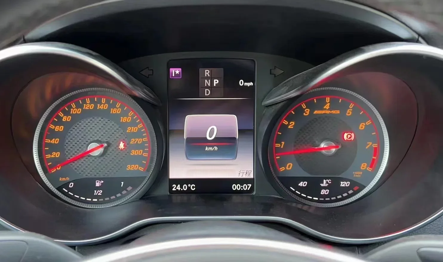 

Накладка на лице манометра для Mercedes-Benz W205 GTR C63, обновление для AMG, спидометр, тахо-циферблат 320 км/ч, 360 км/ч, новый дизайн