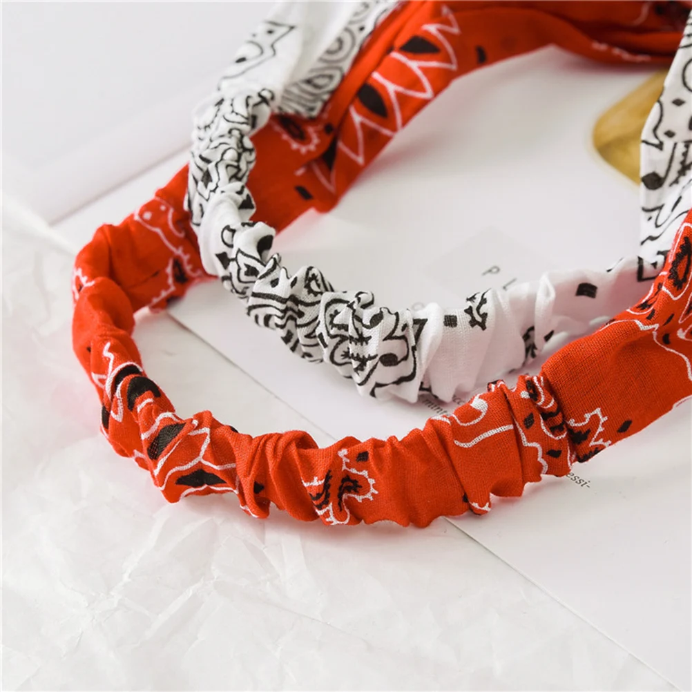 

2 Pcs Hairbands Bunny Ear Headband Elastic Headbands for Women Elasticity Rabbit
