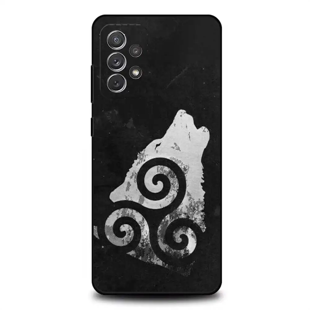 حافظة هاتف Teens Wolfs TV Dramas لهاتف سامسونج S25، S24، S21، S22، S23، S30، Ultra، S20، Plus، Fe، Lite، Note، 10,9,5G غطاء أسود #2