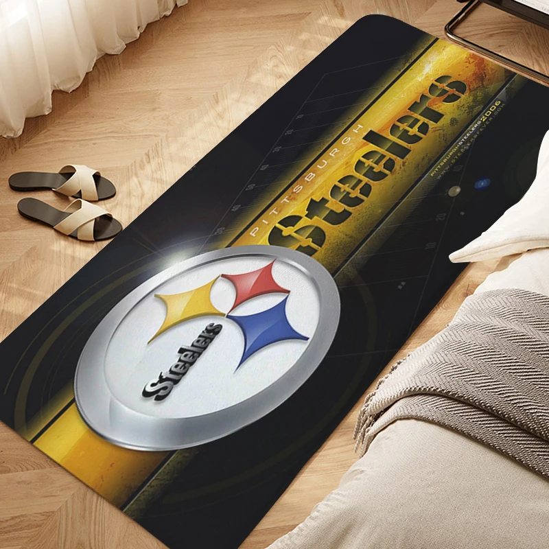 Bedroom Rug D-Steelers Custom Doormat Entrance Door Entryway Porch Foot Mat Non-slip Hallway Corridor Carpet Slip-resistant