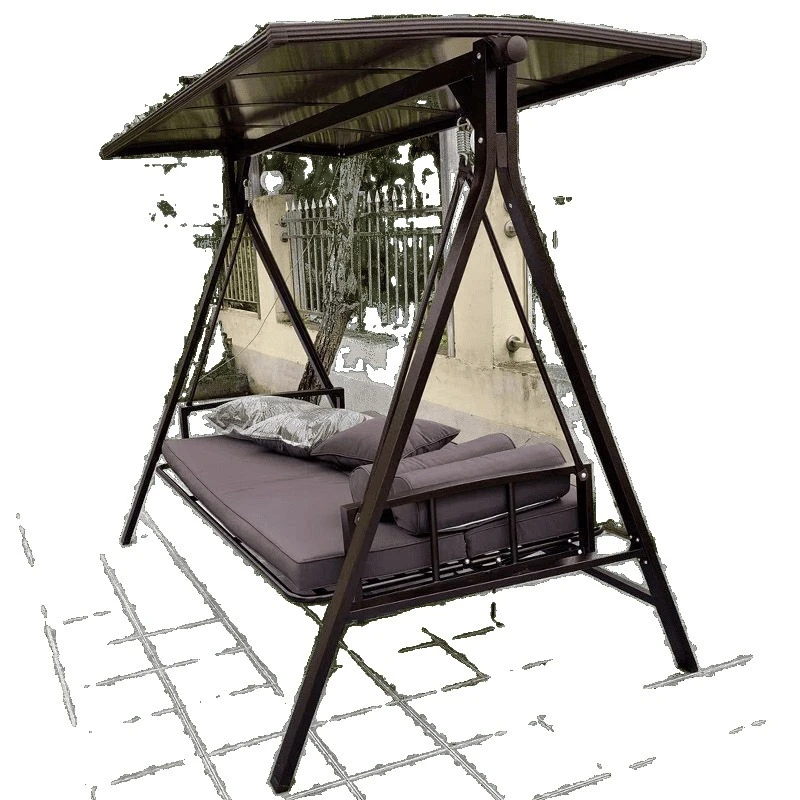 

Outdoor swing outdoor patio hanging chair wrought iron adult rocking chair