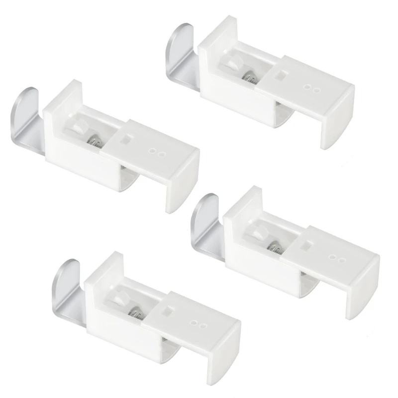 4Pcs Pleated Blinds Fixing Bracket Set No Drilling Replacement Parts for Window Shade Roller Curtain Clamp Drop Shipping