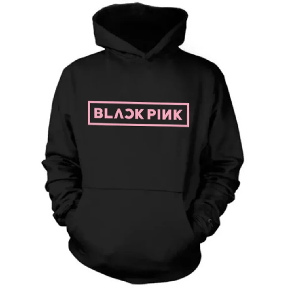 Blusa Moletom Canguru Banda Black Pink Com Capuz Em Promoção