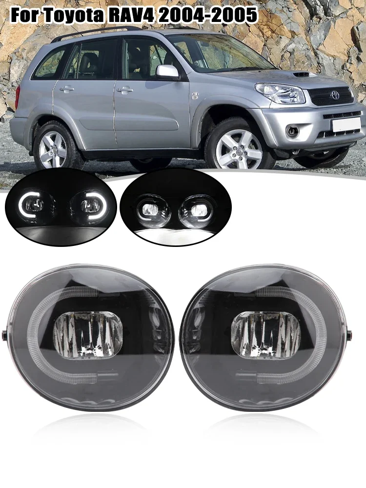 Kit de fils de lampe à LED antibrouillard pour Toyota RAV4, feux de sauna, DRL, accessoires de voiture, 2004, 2005