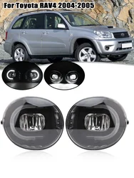 Faros antiniebla para Toyota RAV4 2004 2005, lámpara LED para coche, Kit de alambre, faros antiniebla DRL, accesorios para coche