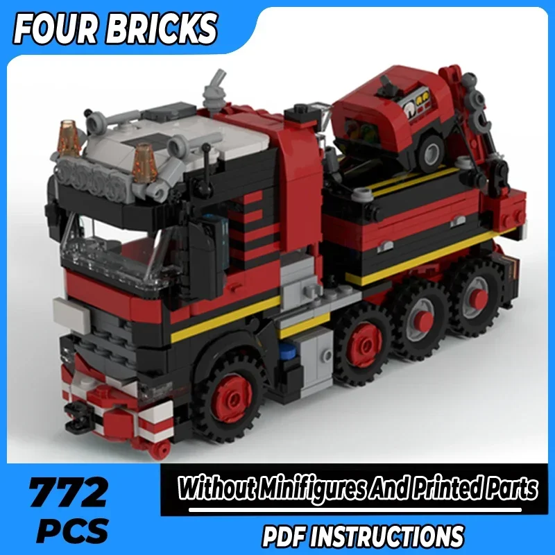 Moc Building Bricks Car Series Model Ballast Tractor Technology Modular Blocks Holiday Gifts Toys For Children DIY Sets Assembly