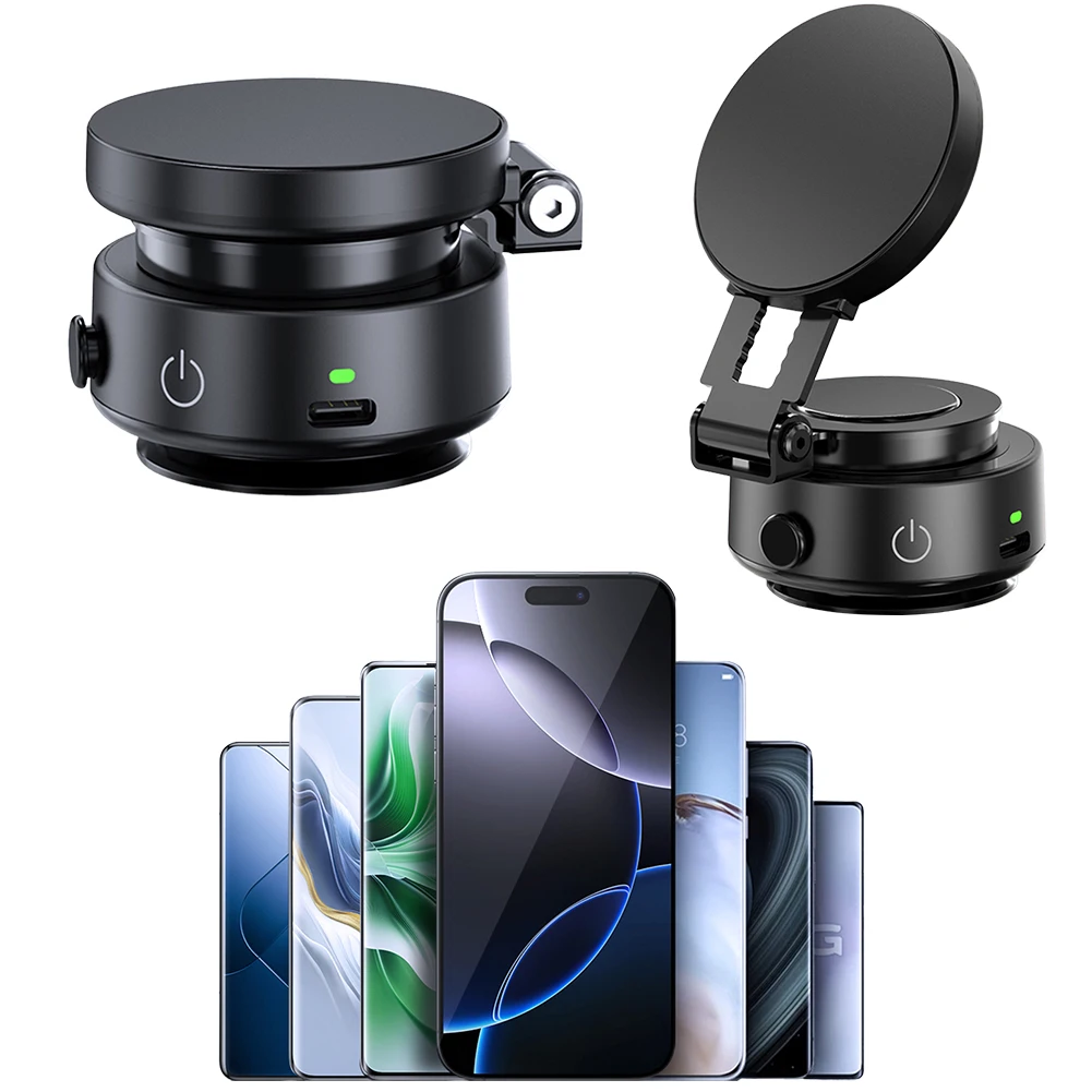 

For Magsafe Magnetic Vacuum Car Phone Holder 360° Rotation Folding Intelligent Car Mount Mobile Phone Holder for Magsafe iPhone
