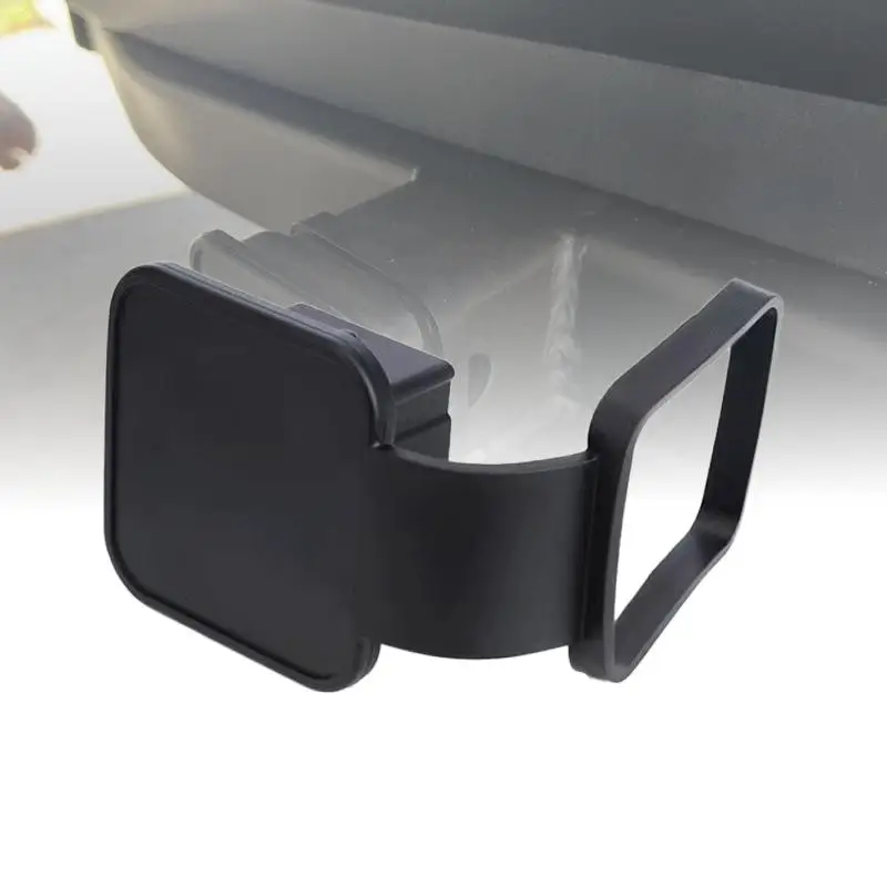 Weather-Resistant 2-Inch Rubber Towing Hitch Covers Trailer Hook Covers Dustproof for Secure Travel