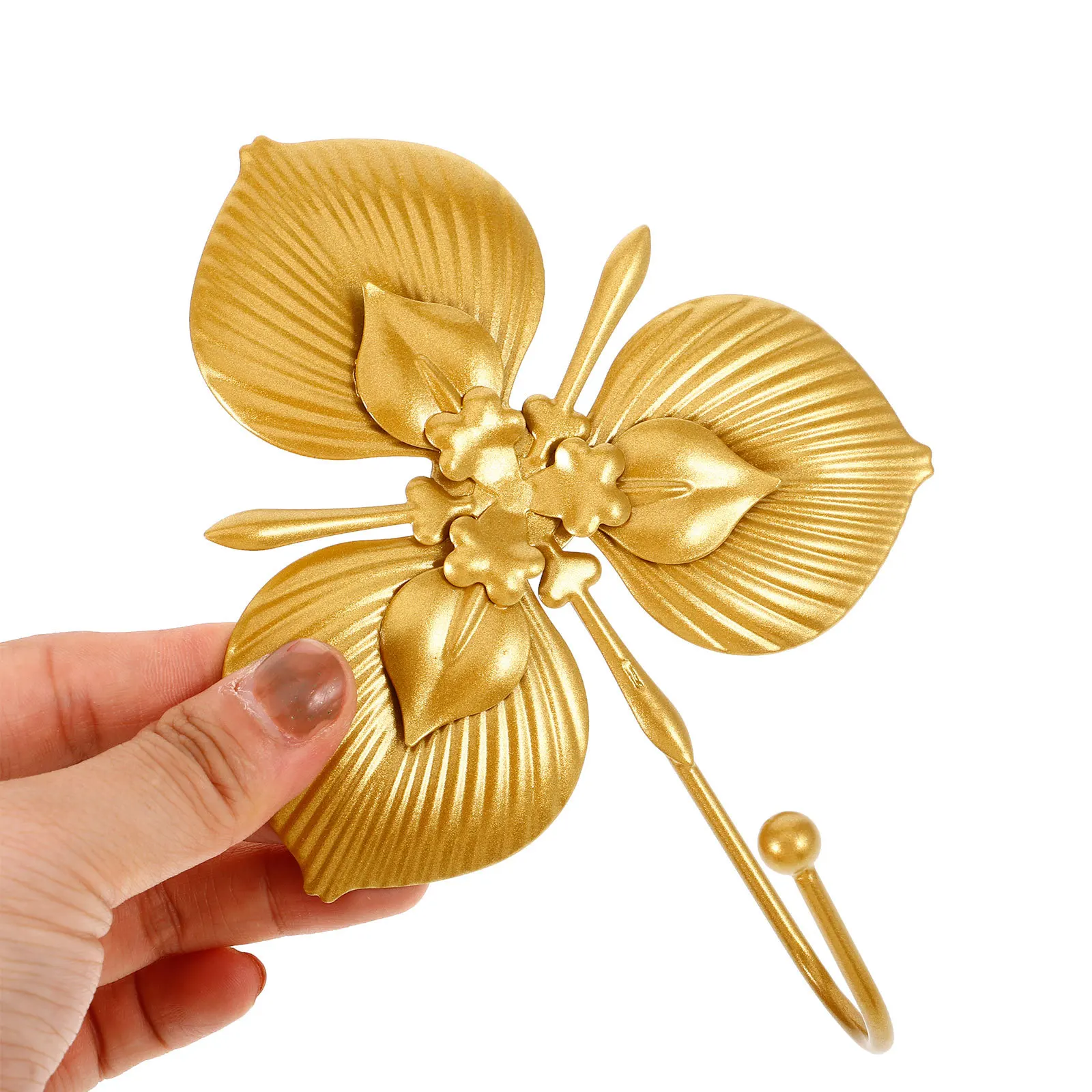 

Leaf Hook Metal Leaf Hooks Coat Hanger Decorative Home Organizer Home Supplies Strong Iron Hook For Hats Scarves
