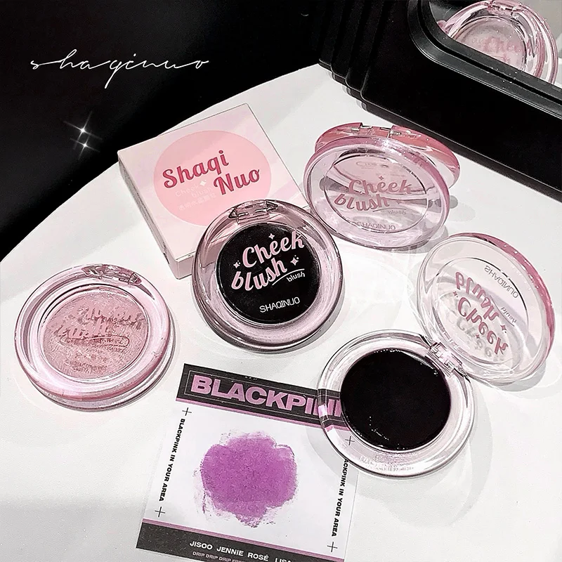 كريم أحمر الخدود السحري الكريستالي ، شعور دافئ ، تغيير اللون ، زينة طبيعية ، لون واضح ، جو #6