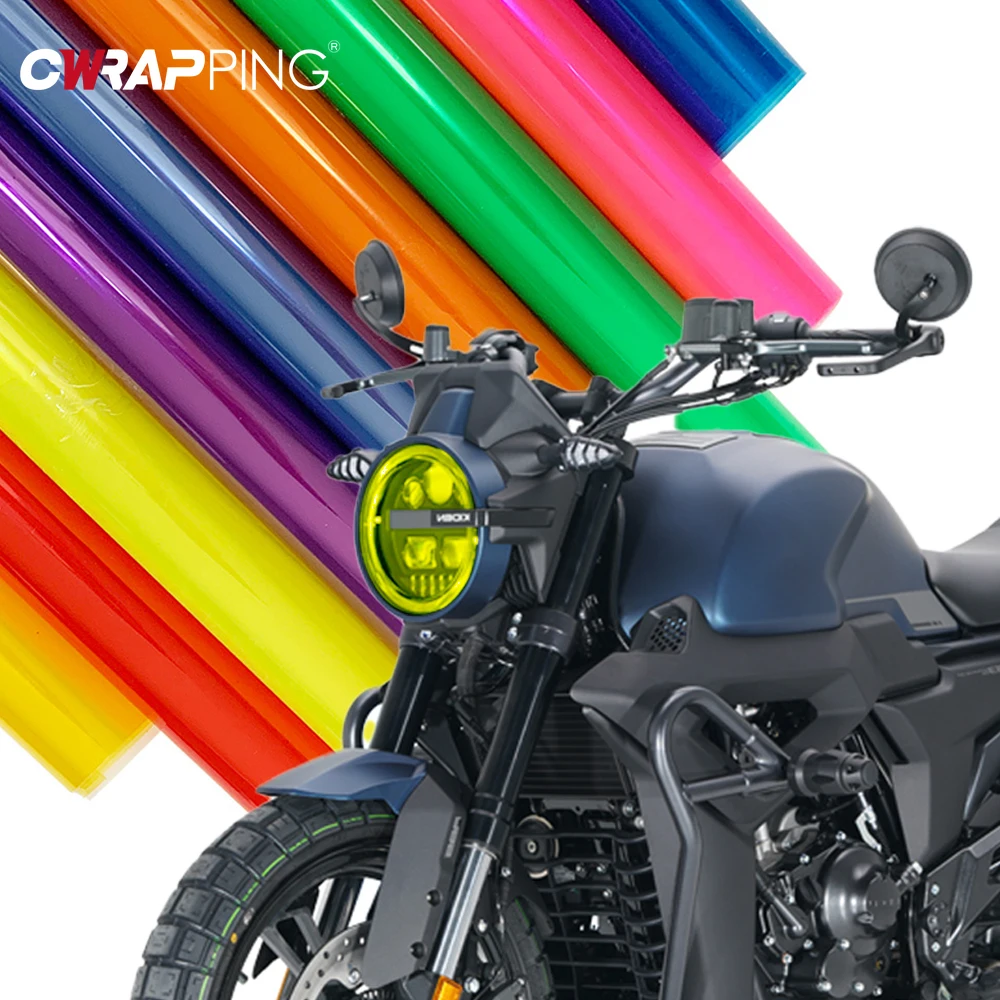 Motorcycle Light Headlight Taillight Car Styling Waterproof Tintting Car Sticker PVC Tint Film Protective Vinyl Film Accessories