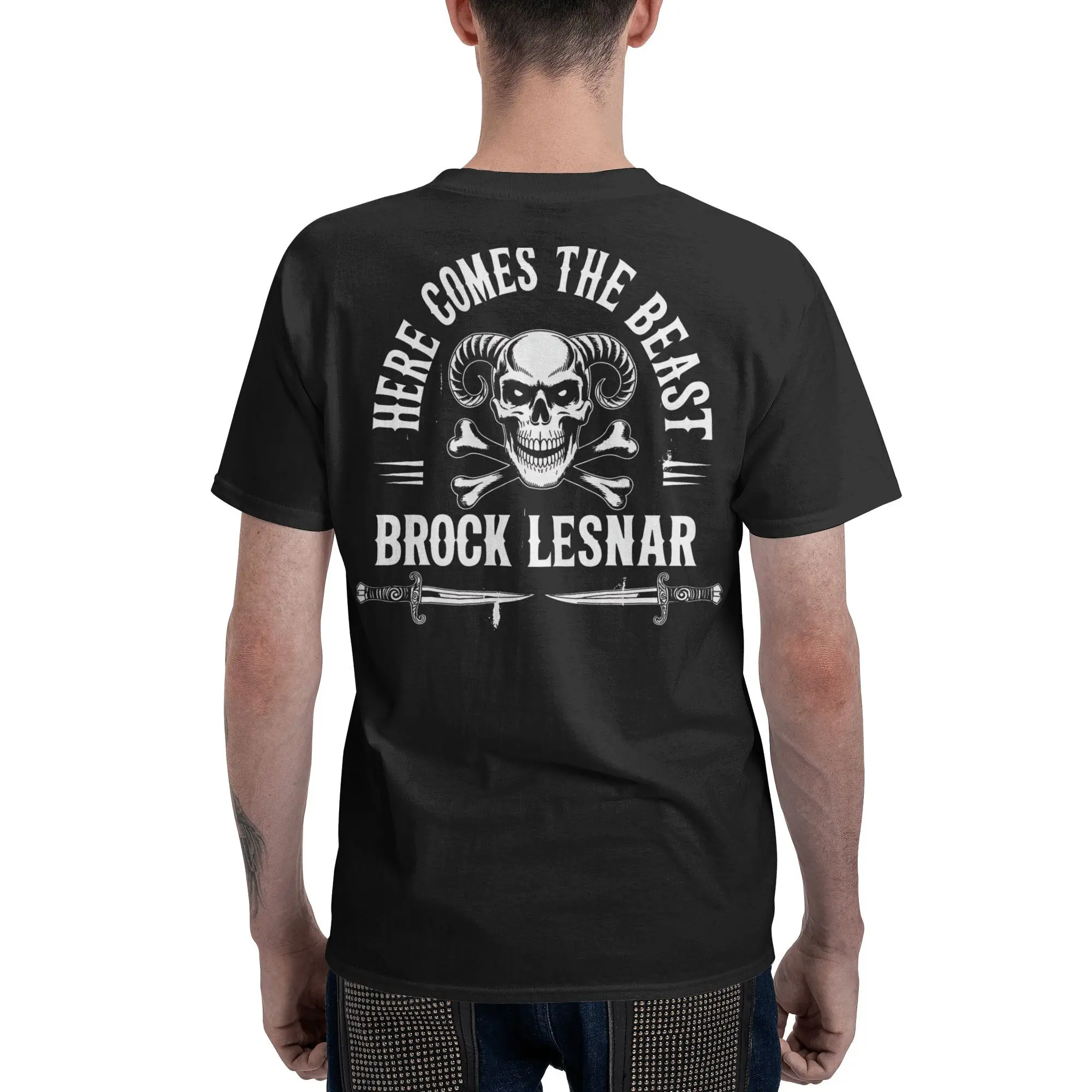 Novità Brock Lesnar Return 2025 The Beast Is Back T-shirt da uomo Girocollo in cotone T-shirt a maniche corte T-shirt per adulti