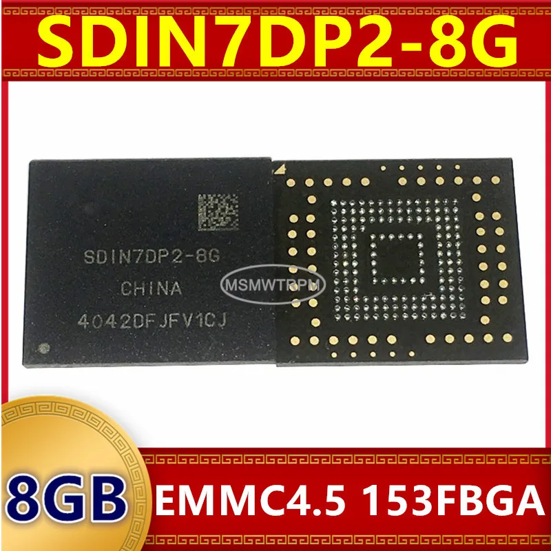 

Memory Chip IC SDIN7DP2-8G 8GB EMMC4.5 153FBGA Integrated Circuits New Original In Stock