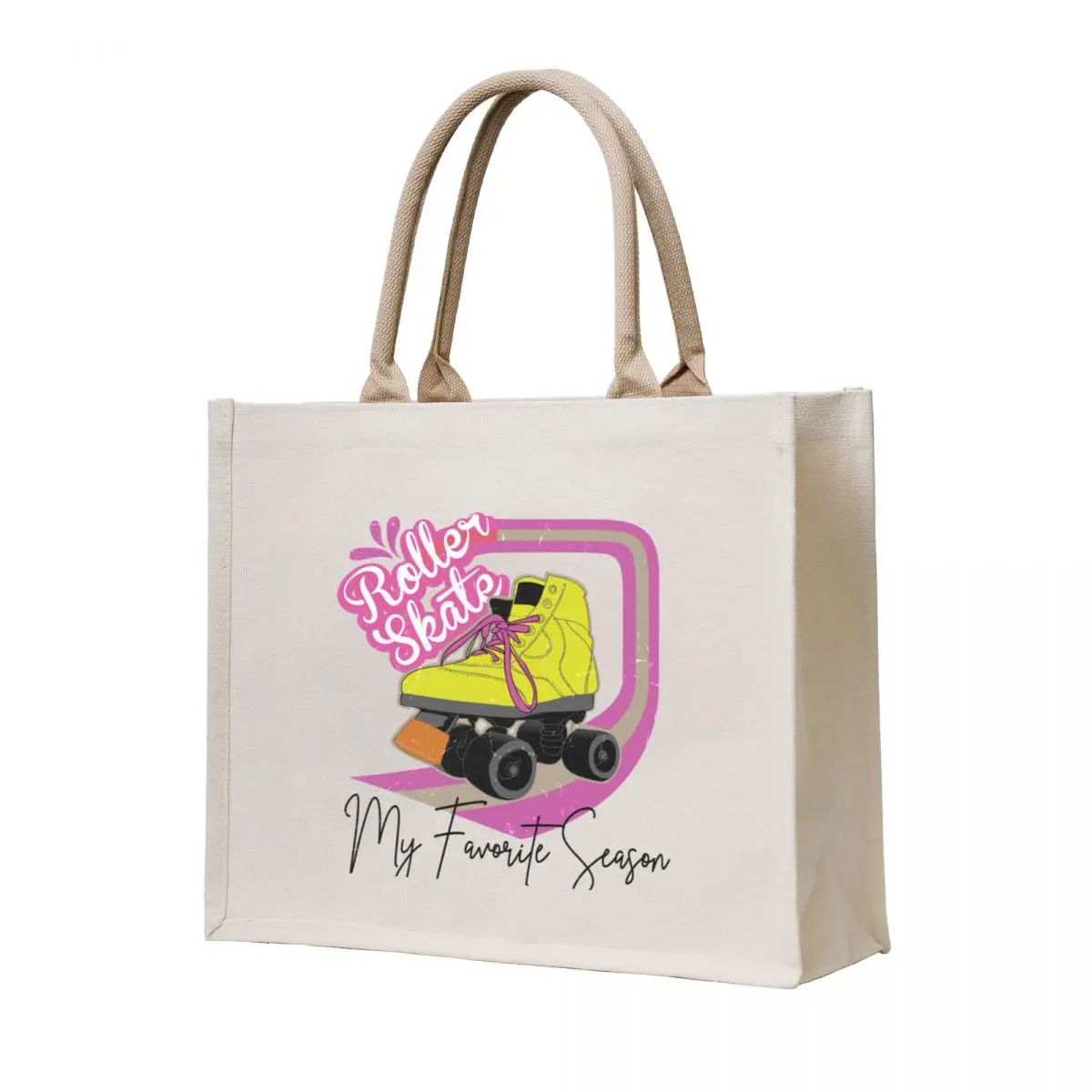 

Roller Skater My favorite Seasin,Gift best friend Tote Bag tote bag men's custom fabric bag Canvas stote personalized tote