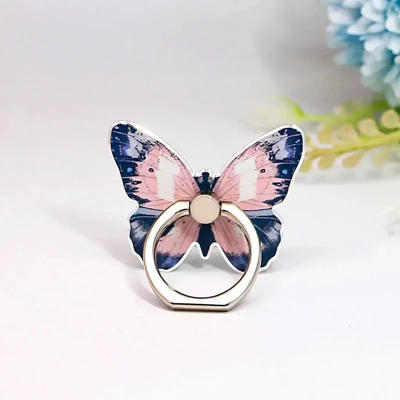 1/2pcs Universal Beautiful Butterfly Phone Handle Stand Suitable For Phone Ring Stand Phone Stand Socket