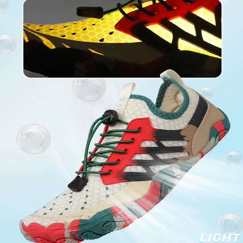 New Men's and Women's Five Finger Creek Tracing Shoes Swimming Shoes Outdoor Hiking Shoes Couple Multi functional Yoga Fitness S