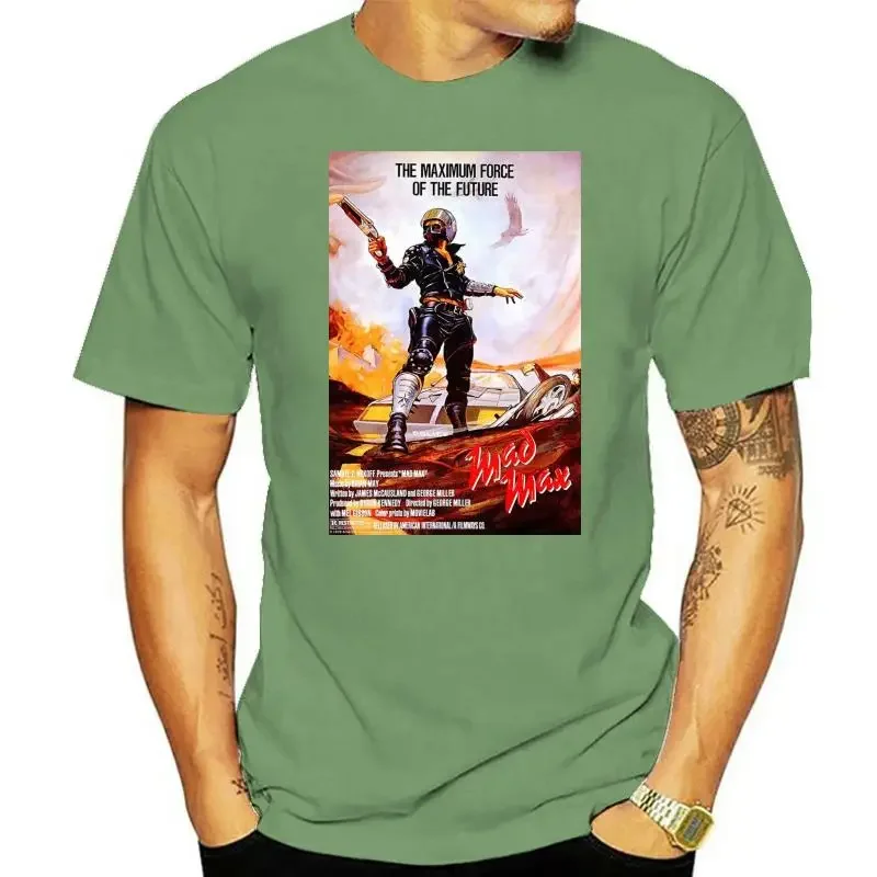 Mad Max Film Poster 70S Action Retro T Shirt 958 Loose Plus Size Tee Shirt