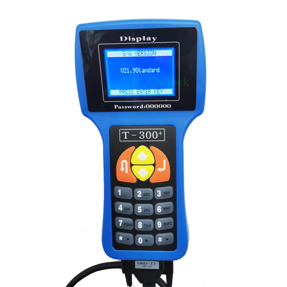 Autosleutel Programmeur T300 Nieuwe Versie V21.9 T300 Auto Transponder Key Decoder T-CODE T-300 diagnostische Engels/Spaans T300