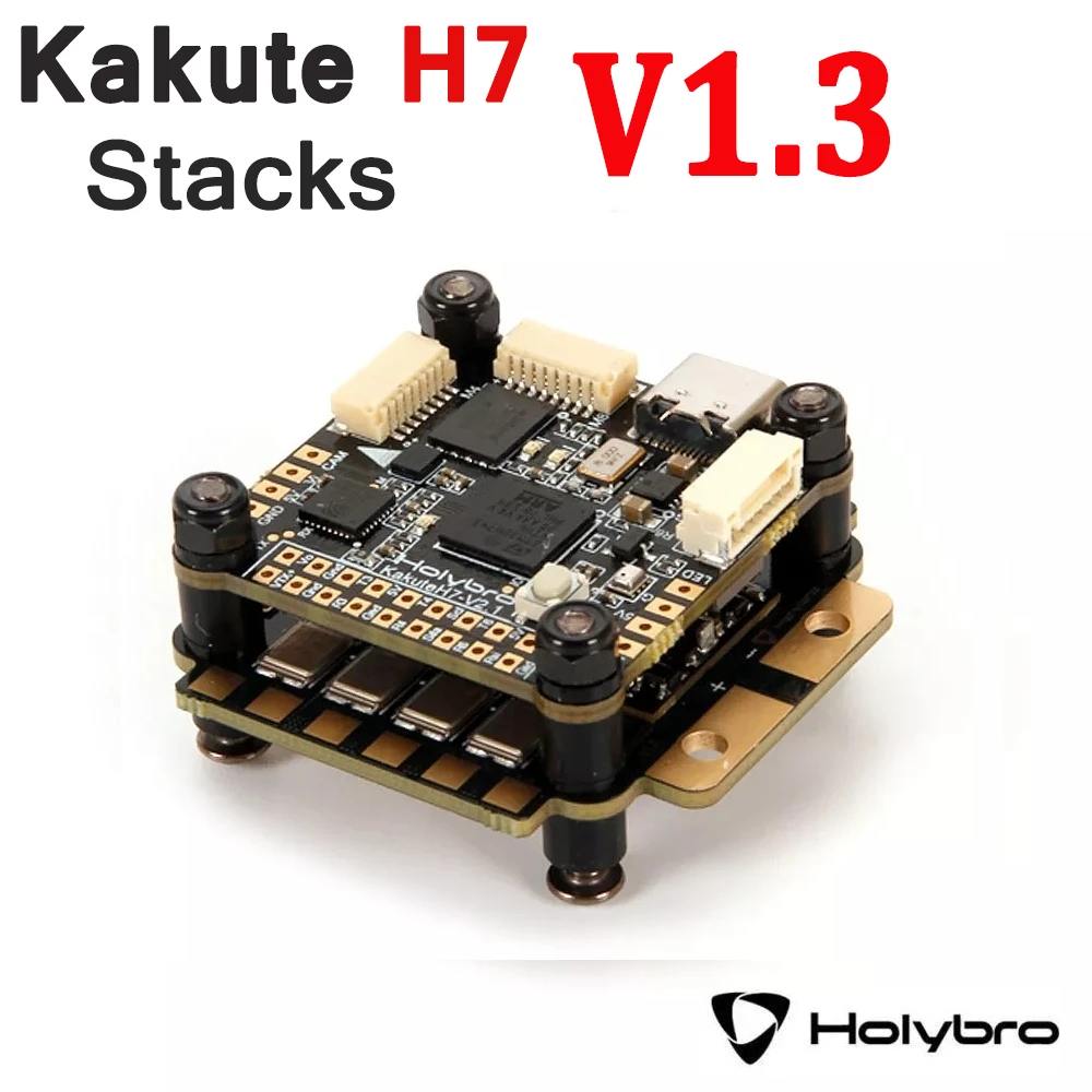 وحدة التحكم في الطيران HolyBro Kakute H7 V1.3 مداخن كاكوت H7 V1.3 MPU6000 Tekko32 F4 50A/ماتيل 65A 4in1 ESC 2-6S للطائرة بدون طيار RC FPV