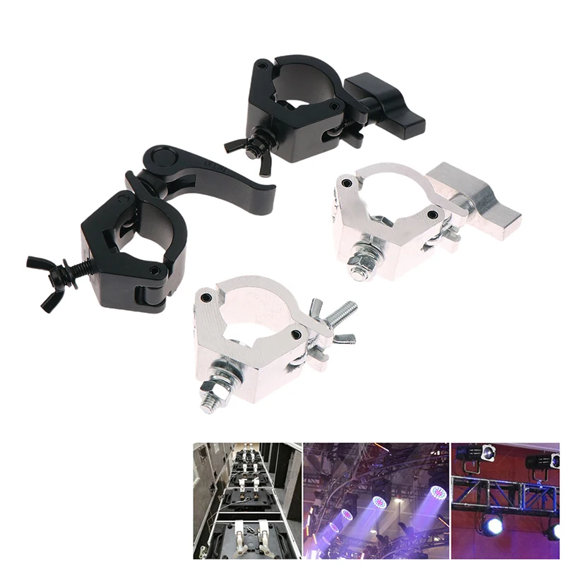 Pack 28-32mm Aluminium Truss Clamps, O Hook Fast Lock Lighting Mount Bracket for Stage