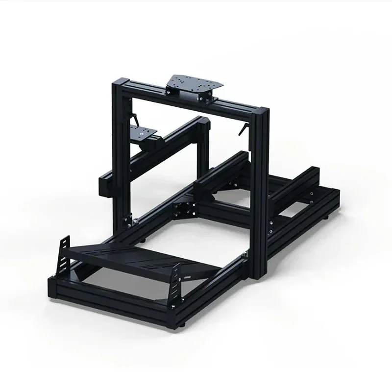 Popular DIY perfil de aluminio 4080 coche de carreras simulador de conducción coche juego asiento marco carreras Sim Rig Prime Lite cabina