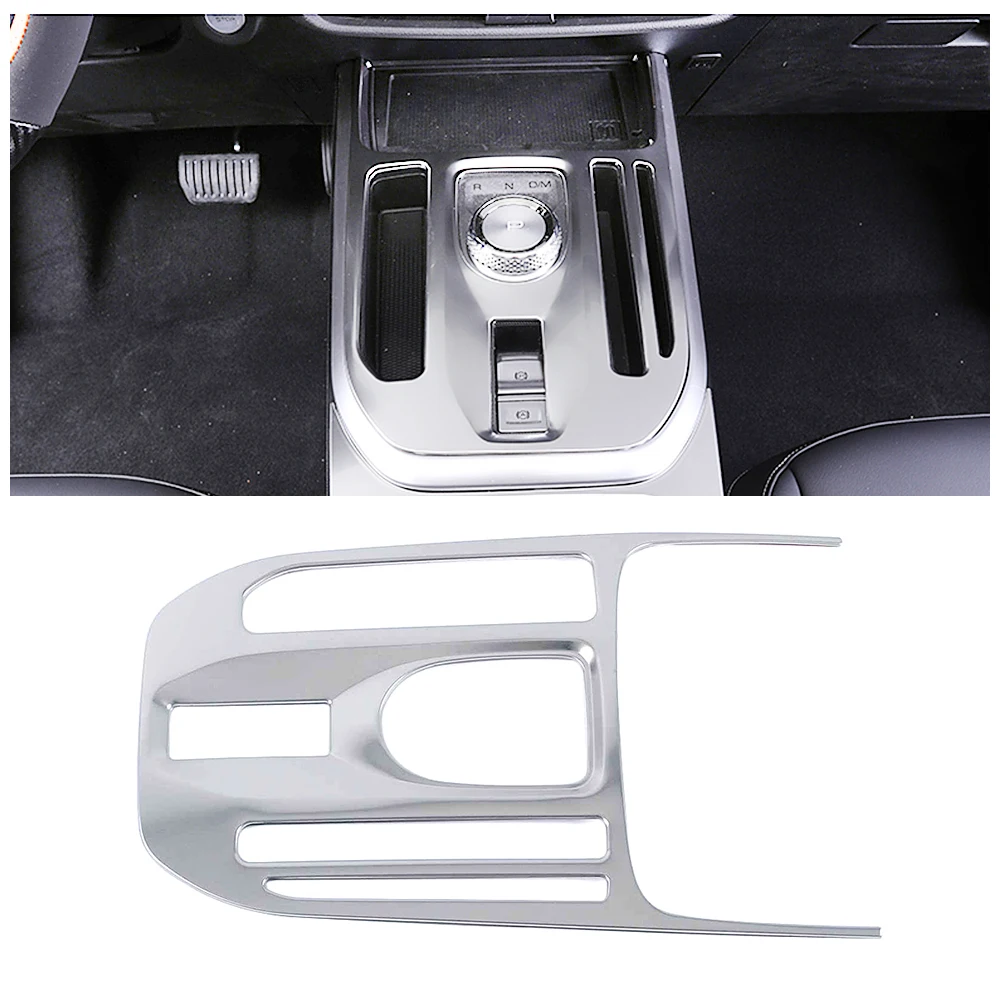 Interior Accessories For Haval Jolion 2021 2022 Car Center Control Gear Shift Panel Decorate Cover Trim Stainless Steel Sticker