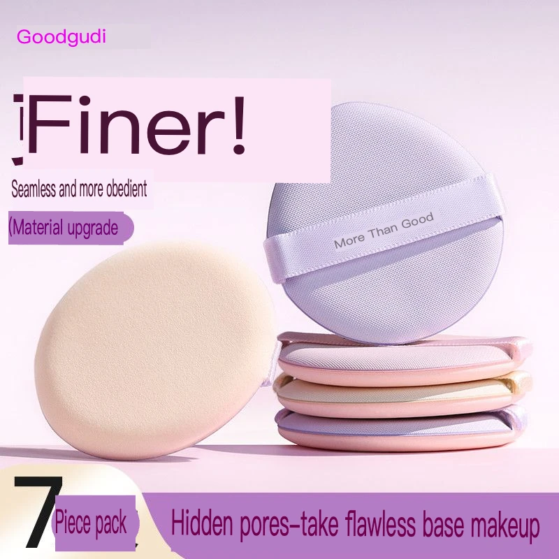Goodgudi Super Soft Air Cushion Powder Puff - Liquid Foundation for Dry And Wet Use Concealer Set Makeup Tablet