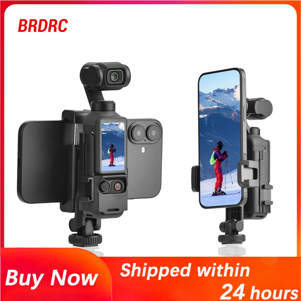 

Teleprompter Expansion Bracket For DJI Osmo Pocket 3/4,Camera Phone Universal Adapter Holder,for DJI Pocket 3/4 Accessories