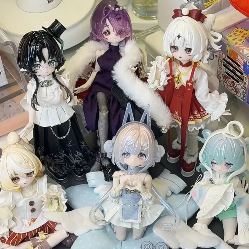 

Оригинальная коллекционная фигурка Come4free Minty V3 Lucky Little Logo Spirit Series Blind Box, подвижная кукла BJD 1/8, милый праздничный подарок-сюрприз