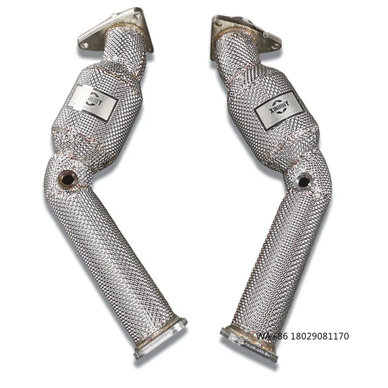 

10.High Performance Stainless Steel High-Flow Front Pipe With Catalytic Converter for G25/G35/G37