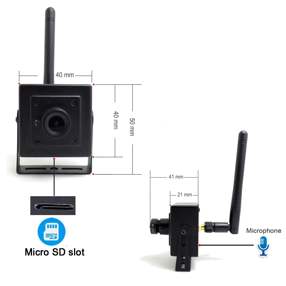 Mini 1080P Ip Camera HD Wireless Audio WIFI Cameras CCTV Smart Home Video Cam Wi-fi Micro Card Onvif Camhi Camhipro