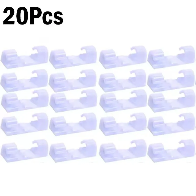 Kabelclips Organizer Drop Wire Holder Snoerbeheer Zelfklevende kabelmanager Vaste klem Draadhaspel voor thuiskantoor Auto