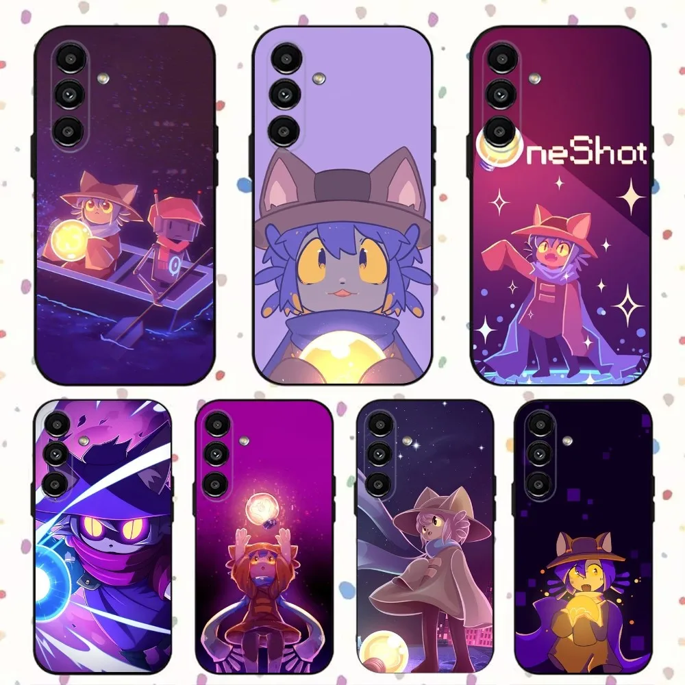 

Game One Shot Niko Phone Case For Samsung S24,S21,S22,S23,S30,Ultra,S20,Plus,Fe,Lite,Note,10,9,5G Black Soft Cover