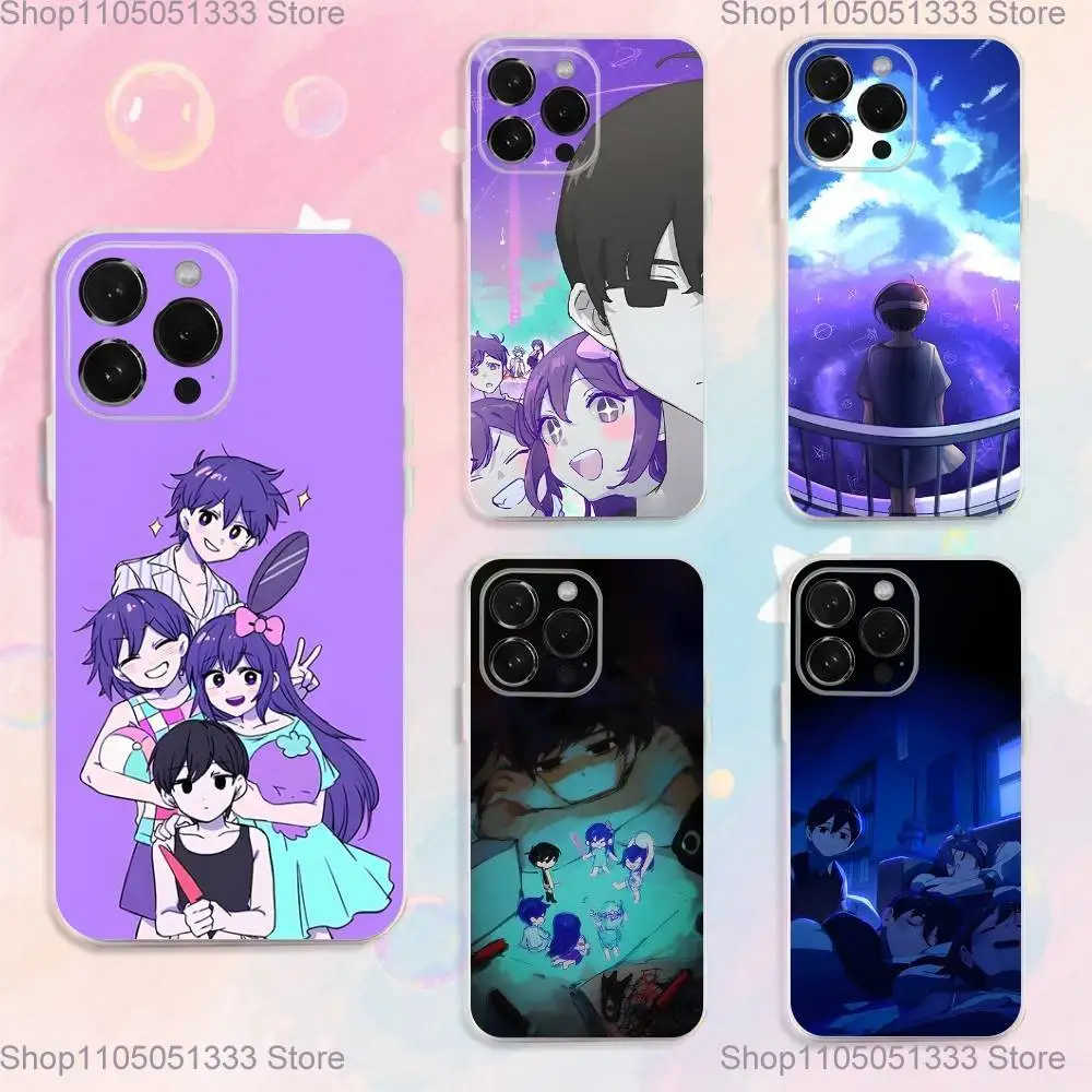 

O-Omori Game Phone Case For iPhone 17,16,15,14,13,12,11 Plus,Pro,Max,XR,XS,Plus,E,SE4,Mini Transparent Cover