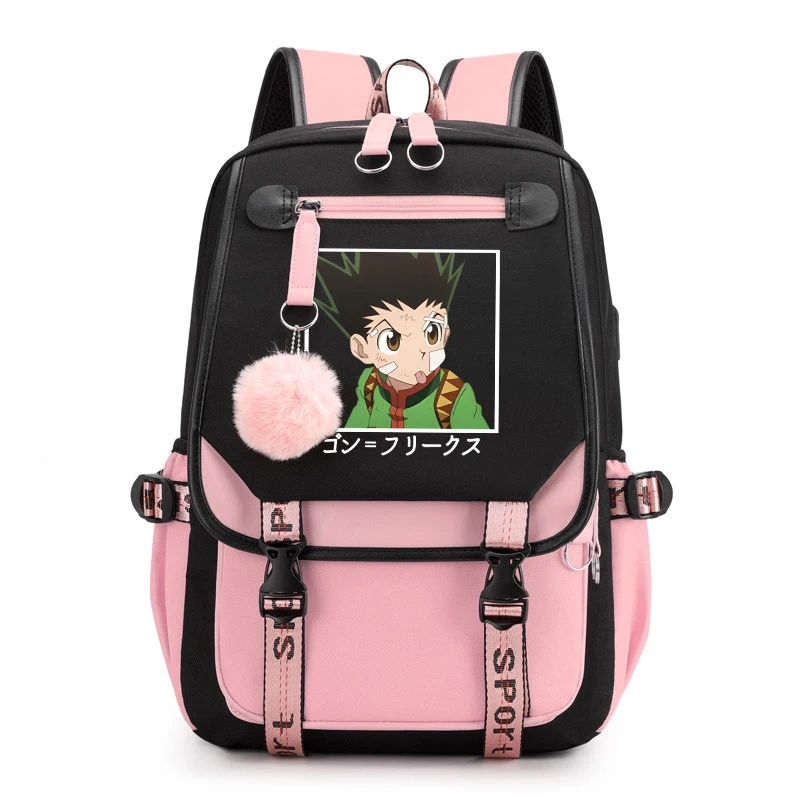 

Hot Anime Anime Gon Freecss Backpack Teens Fashion Casual Travel Backpack Boys Girls Daily School Bag