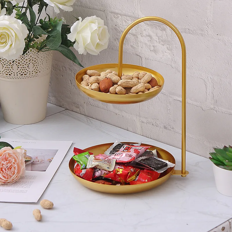 Multi-layer Fruit Storage Tray Cake Stand Family Party Dessert Desktop Storage Rack Wedding Decoration Snack Rack Kitchen Items