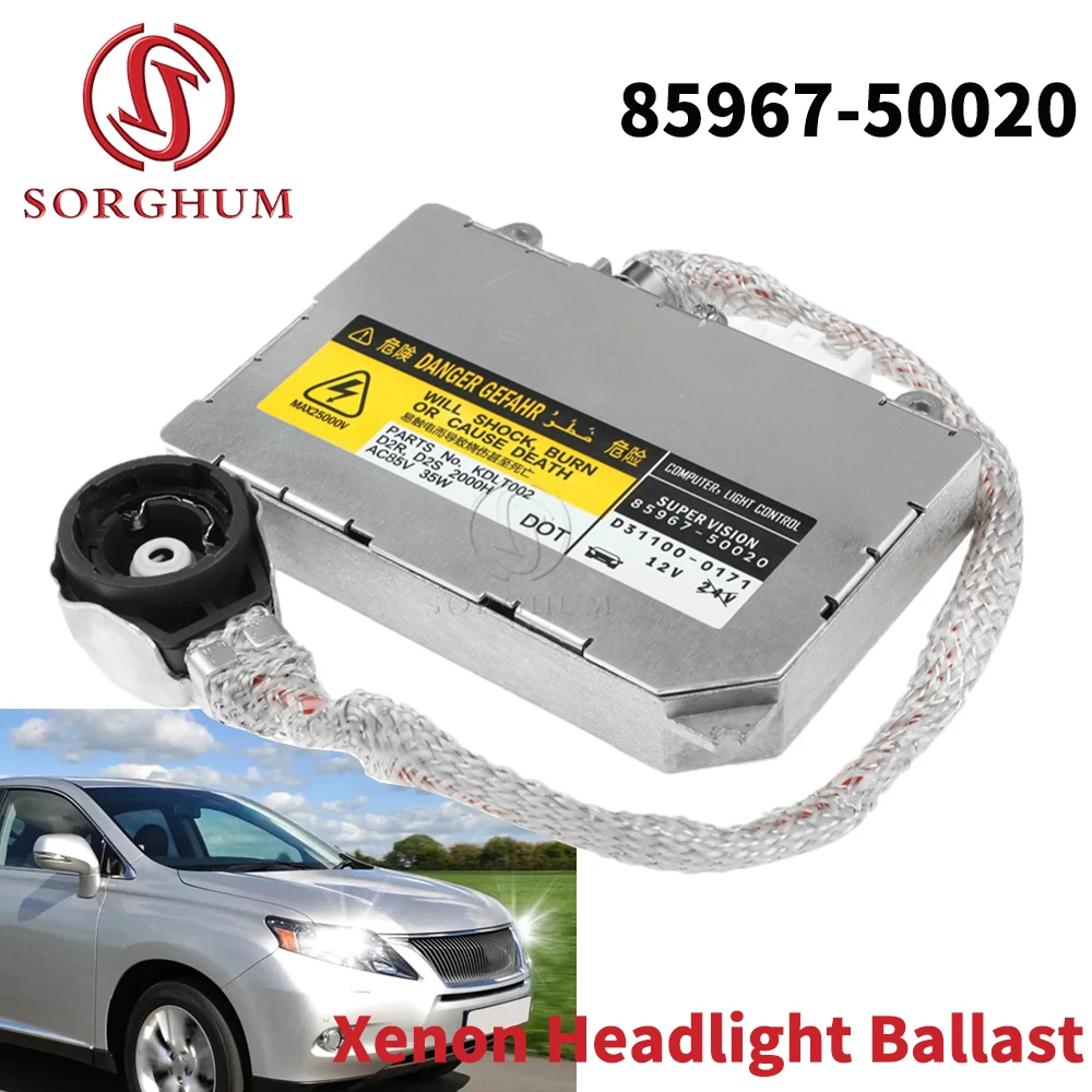 

Блок управления ксеноновой фарой (балласт) 85967-50020 для Toyota, Lexus IS300 ES300 LS430 SC430, Mazda 6 RX-8, Toyota Avalon Sienna Celica Prius, Subaru Legacy, Outback 84965-AE020, 84965-AG000, 84965-AG010