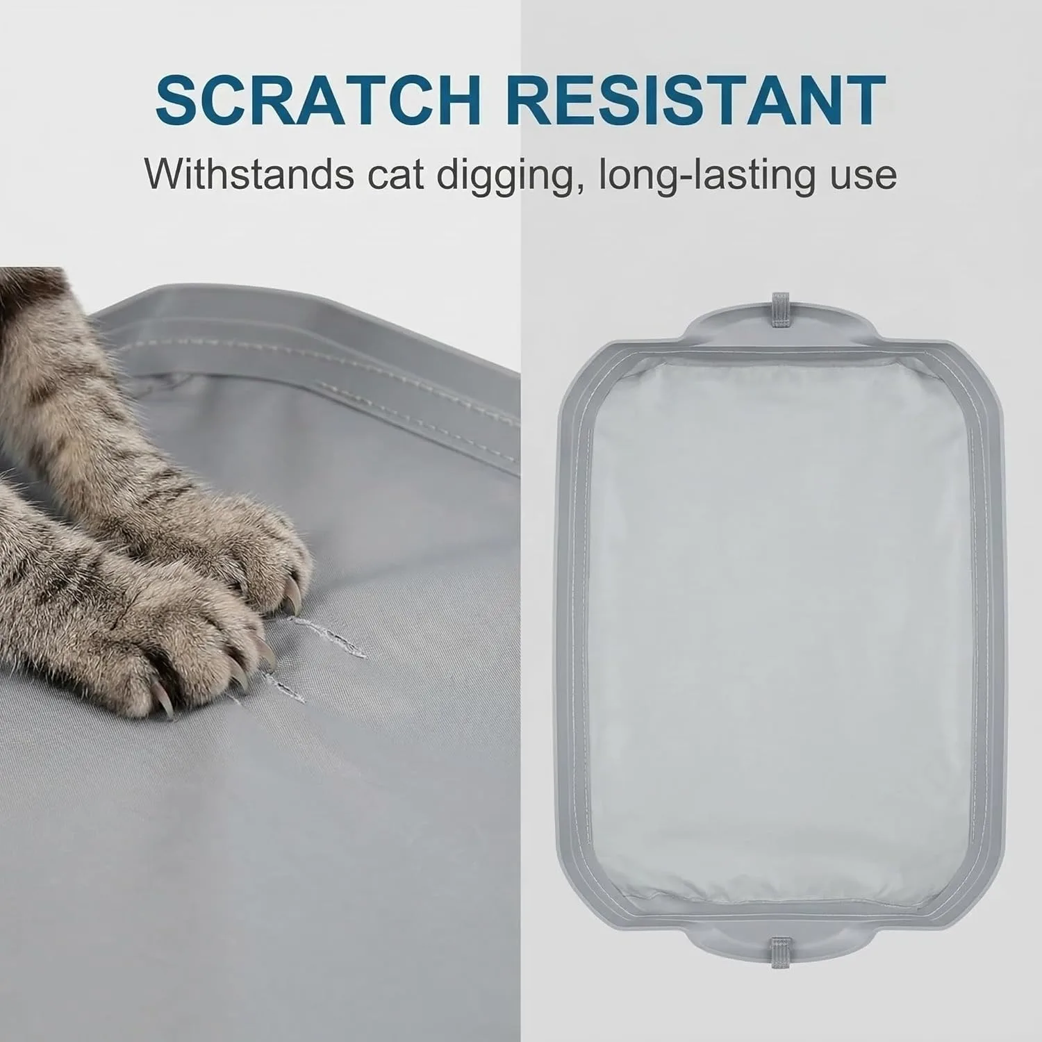 Smart Katzenstreu Box Zubehör Wasserdichte Pad Weiche Stoff Becken Weiche Matte Abnehmbare Liner Für 95L Automatische Katzenstreu Box tuya – Detail 5