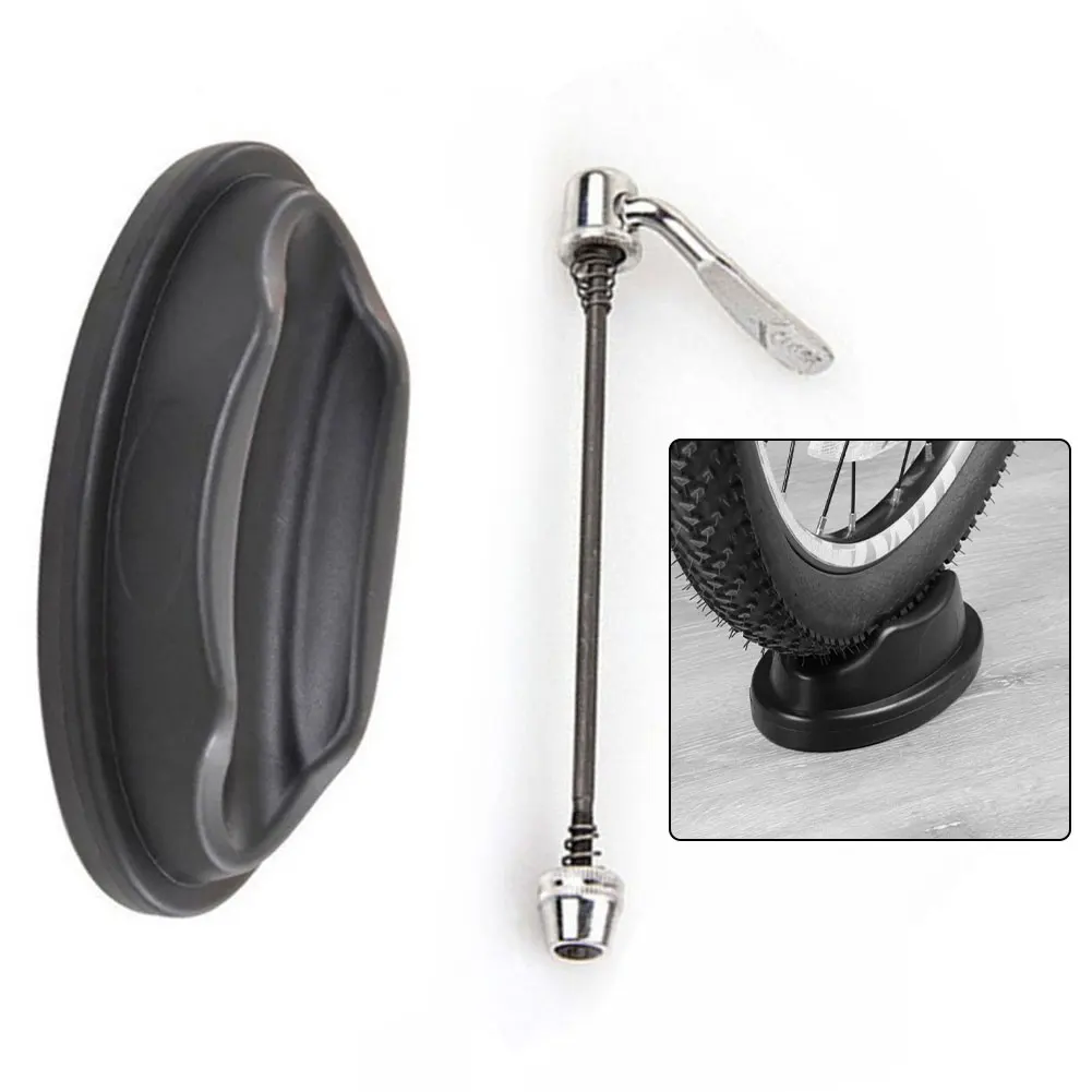 

Stable Front Wheel Fixing Frame Accessory for Bicycle Training Platform with Elevated Front Tire Support and Anti Slip Pads
