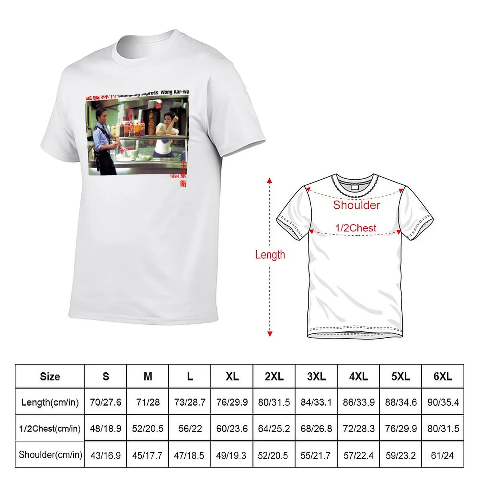 CHUNGKING EXPRESS T-Shirt cotton t shirts high quality t shirts for man slim fit anime tshirt T-shirt