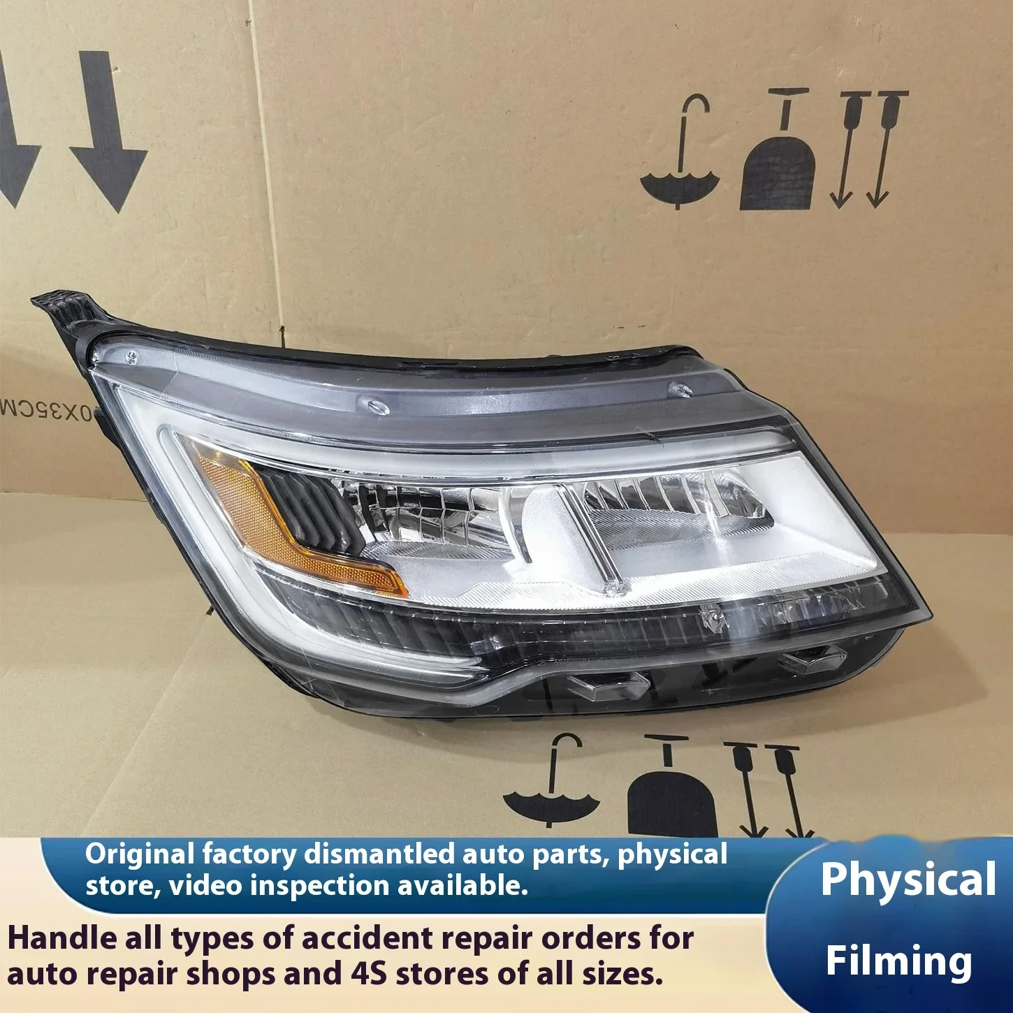 LED DRL Headlight Assembly for  Explorer Limited Platinum XLT 2016 2017 2018 Signal Head Light Lamp High Low Beam Headlamp