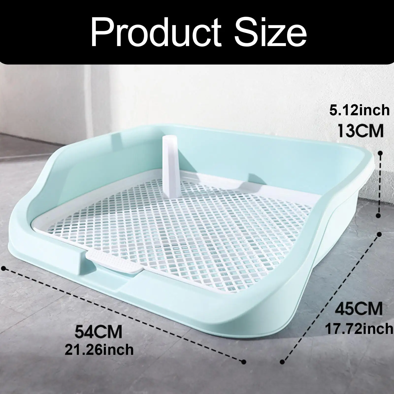 애완견 화장실 소형 및 중형견용 휴대용 액세서리 트레이너 코너