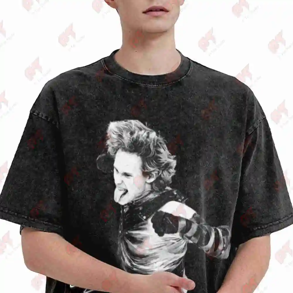 Ilia Malinin Quad Jump Legend Ice Skating Vintage Washed Tee Pure Cotton T-Shirt