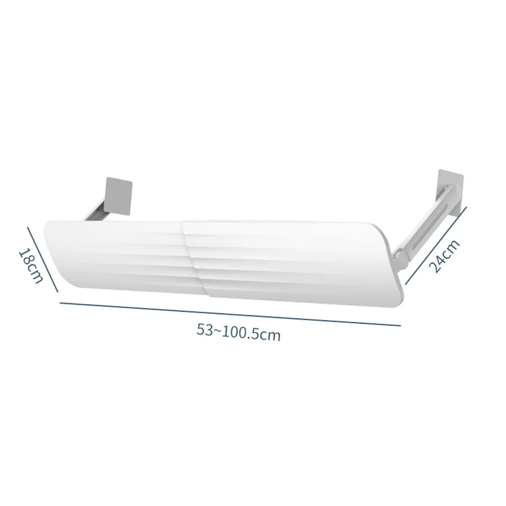 AC Wind Deflector Adjustable Anti-direct Angle Cover Air Conditioning Outlet Blowing Windshield Baffle White Pink Green